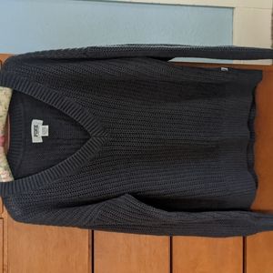 Victoria Secret Pink V neck sweater blue gray